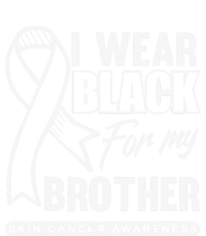 I Wear Black For My Brother Melanoma Skin Cancer Awareness Premium T-Shirt