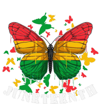 African American Freedom Black Pride Juneteenth Butterfly Urban Pullover Hoodie