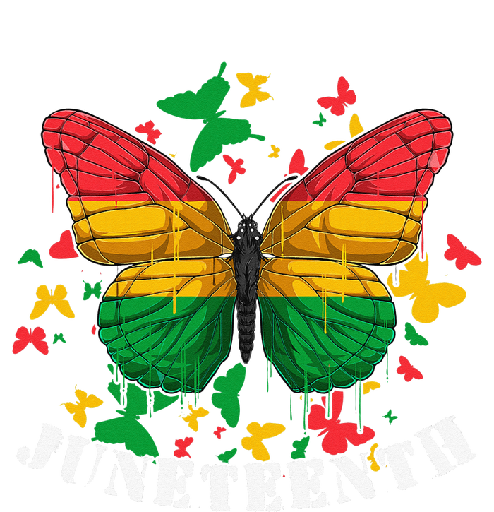 African American Freedom Black Pride Juneteenth Butterfly Urban Pullover Hoodie