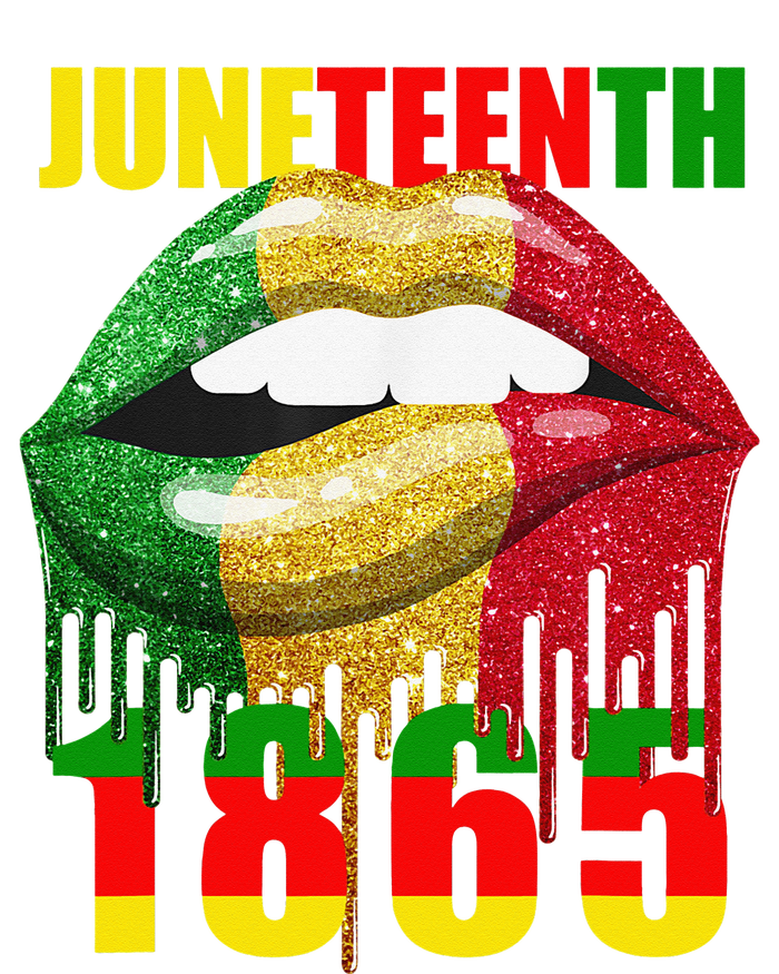 African American Lips Funny  Juneteenth Queen T-Shirt