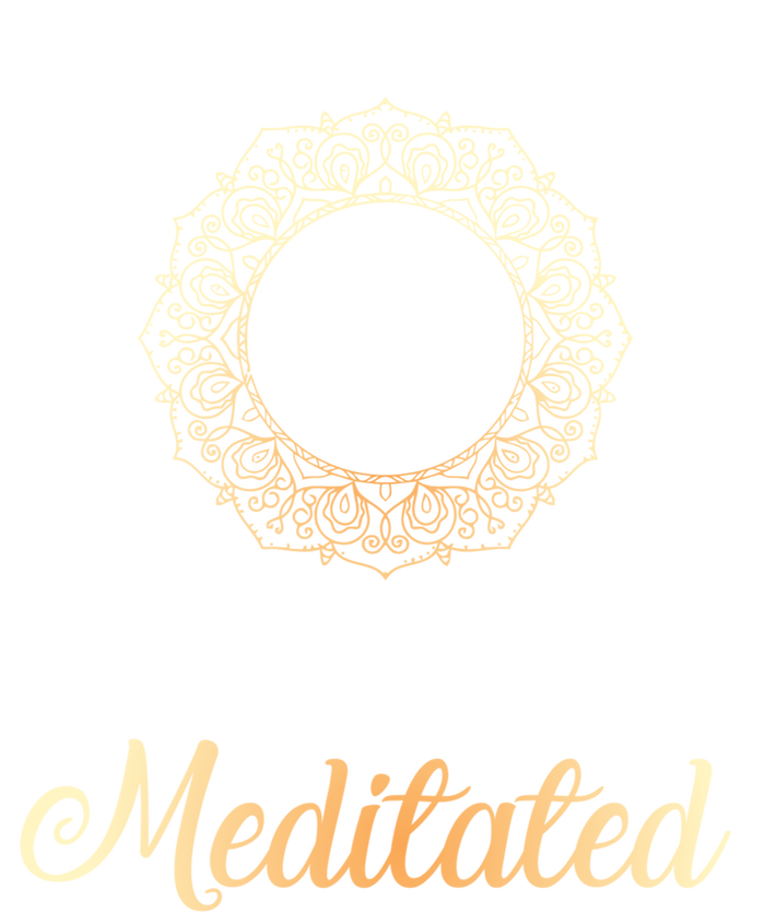 Heavily Meditated Funny Yoga Peace Summer Namaste Gift T-Shirt