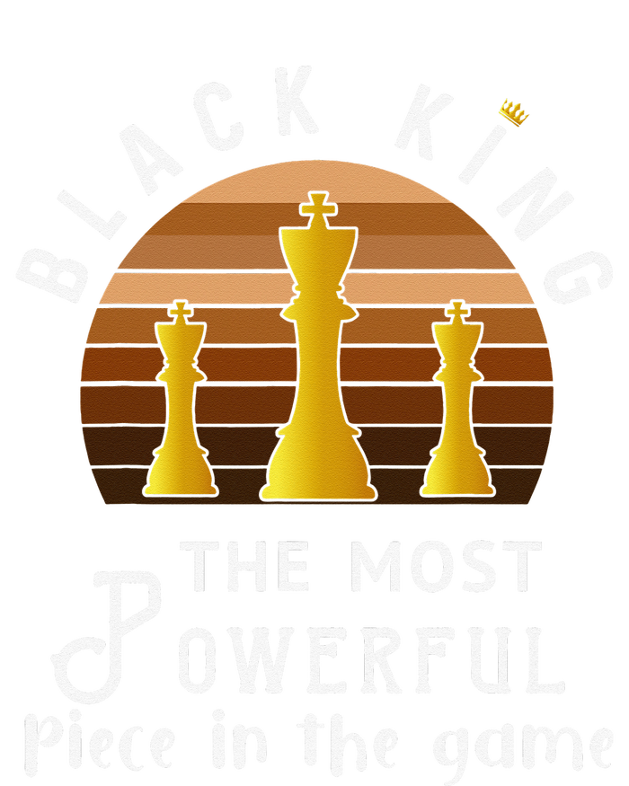 Black King The Most Powerful Piece in The Game Juneteenth Ladies Long Sleeve Shirt