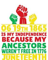 Happy Juneteenth Is My Independence Day Free Black 1865 T-Shirt