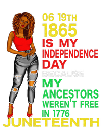 Happy Juneteenth Is My Independence Day Free Black  T-Shirt