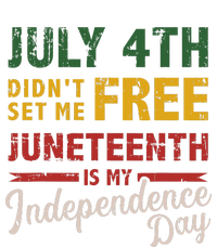 July 4th didn't set me free Juneteenth day independence Premium Hoodie