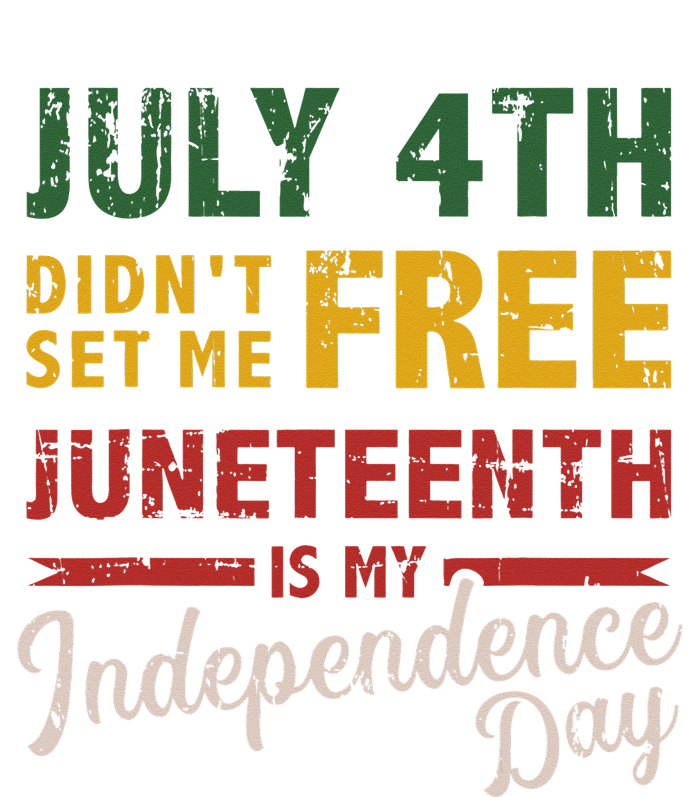 July 4th didn't set me free Juneteenth day independence Premium Hoodie