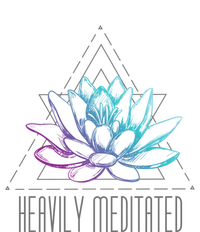 Heavily Meditated Lotus Minimalist Meditation Spiritual Gift T-Shirt