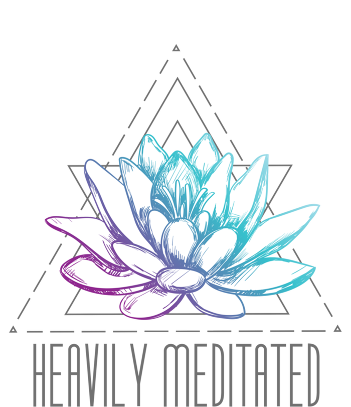 Heavily Meditated Lotus Minimalist Meditation Spiritual Gift T-Shirt