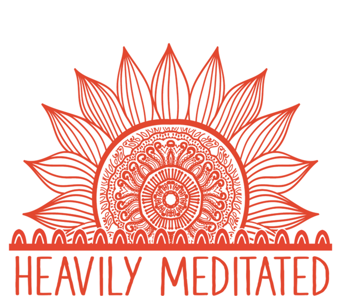 Heavily Meditated Namaste Meditation Yoga Gift Dala Gift T-Shirt