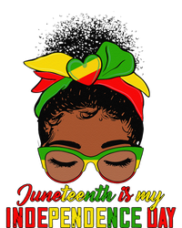 Juneteenth Is My Independence Day Black Black Queen T-Shirt