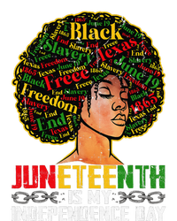 Juneteenth Is My Independence Day Black Pride Melanin Women's T-Shirt