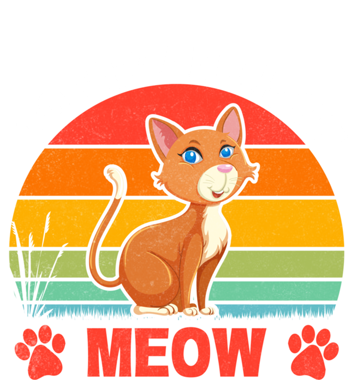 Go Vegan Right Meow Cute Gift Tall Hoodie