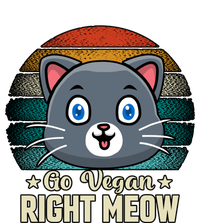 Go Vegan Right Meow Vegan Funny Saying Cute Gift Tie-Dye T-Shirt