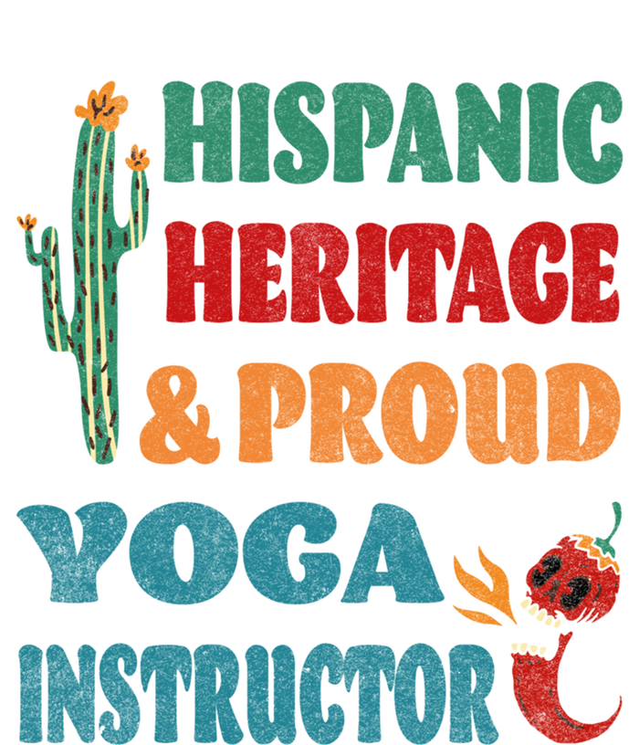 Hispanic Heritage And Proud Yoga Instructor Gift T-Shirt