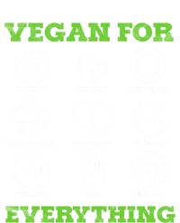 Vegan For Everything Vegetarian Veganism Vintage Great Gift Women's Racerback Tank