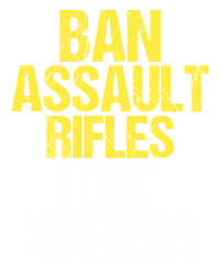 Ban Assault Rifles Not Books Women's Long Sleeve Flannel Pajama Set 