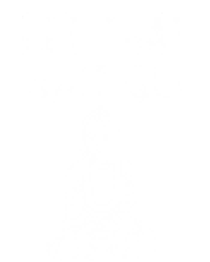 Let That Shit Go Buddhist Spiritual Gautama Meditation Gift Short Acrylic Beanie