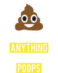 I Dont Eat Anything That Poops Vegan Vegetarian Animal Lover Cute Gift Sweatshirt