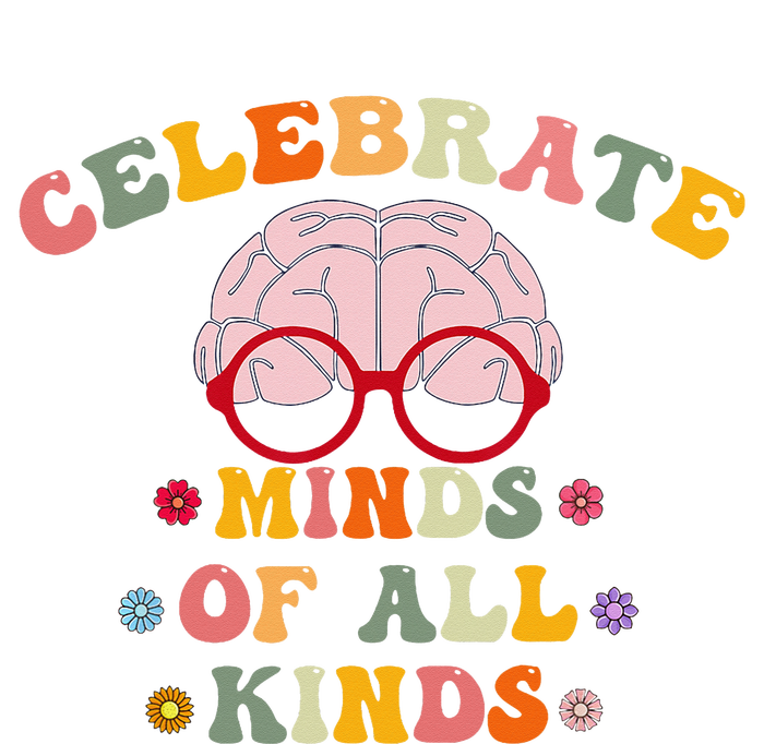 Celebrate Minds Of All Kinds Mental Health Autism Awareness Women's Fleece Hoodie