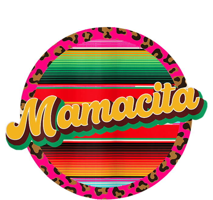 Cool Mamacita Mexican Mom Leopard Serape Cinco De Mayo Funny Gift Sustainable Knit Beanie