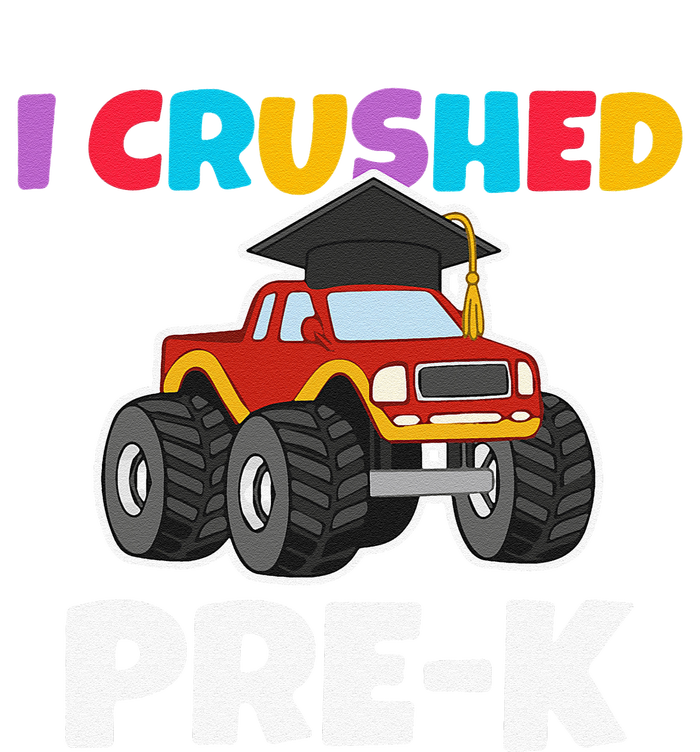 I Crushed PreK Monstertruck Graduate Preschool Graduation Long Sleeve Shirt