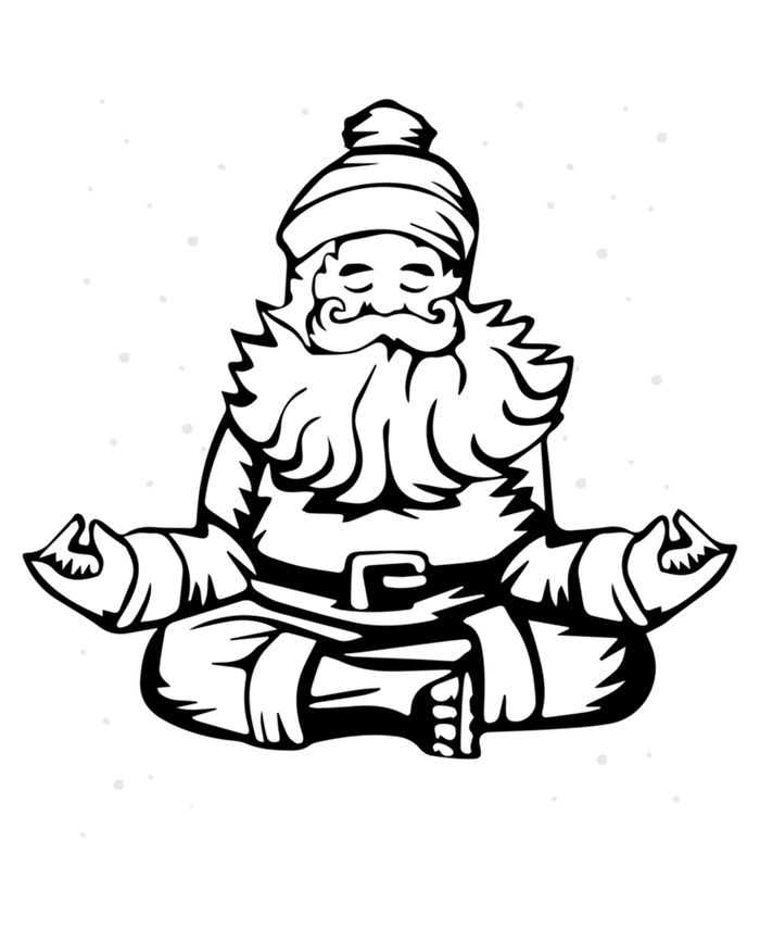 Namasleigh Santa Claus Namaste Yoga Gift Premium Hoodie