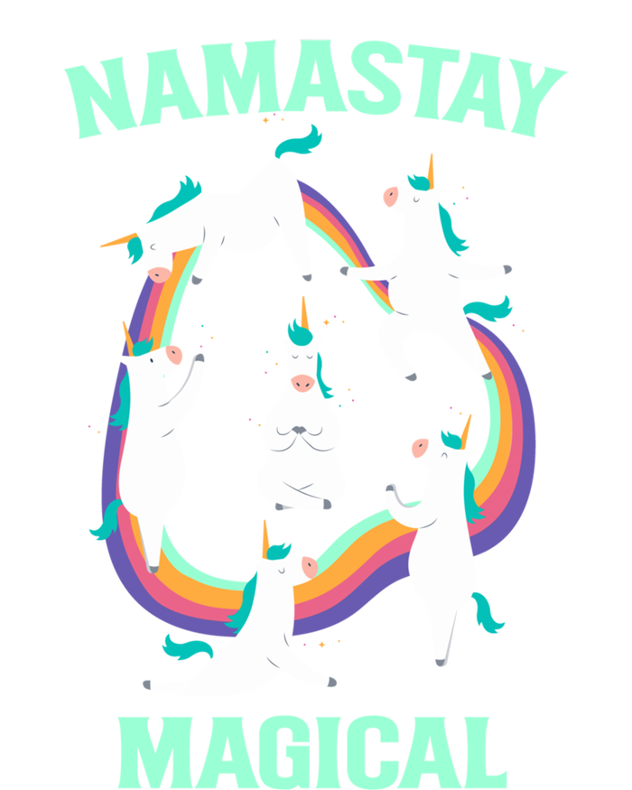 Namastay Magical Unicorn Funny Yoga Meditation Gift Coaster