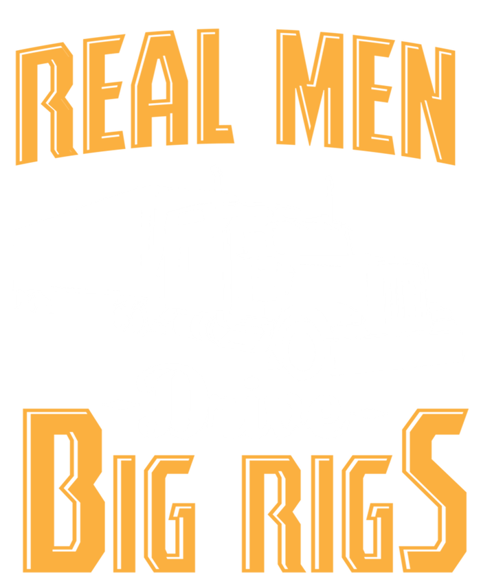 Real Men Drive Big Rigs Truck Driver & Trucker Gift Dry Zone Grid Polo