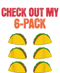 Check Out My Six 6 Pack With Tacos For Cinco de Mayo Funny Womens CVC Long Sleeve Shirt