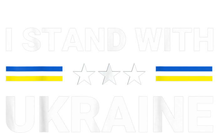 Ukrainian Flag Support Ukraine Freedom I Stand With Ukraine Gift Premium T-Shirt