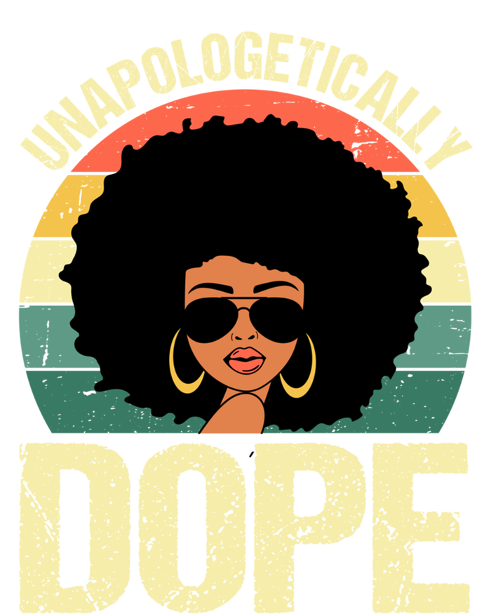 Unapologetically Dope Black Pride Melanin African Juneteenth Meaningful Gift Women's V-Neck T-Shirt