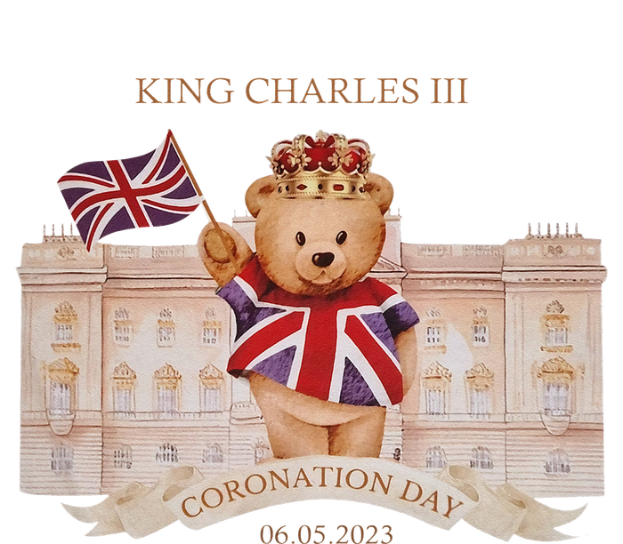 King Charles lll Coronation Day Family Matching Crop Fleece Hoodie