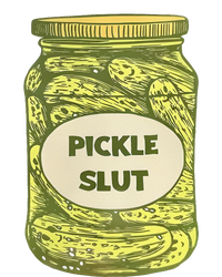 pickle slut funny canned pickles Women's Crop Top Tee