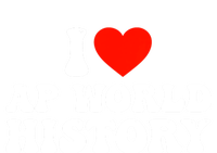 I Love AP World History Women's Crop Top Tee