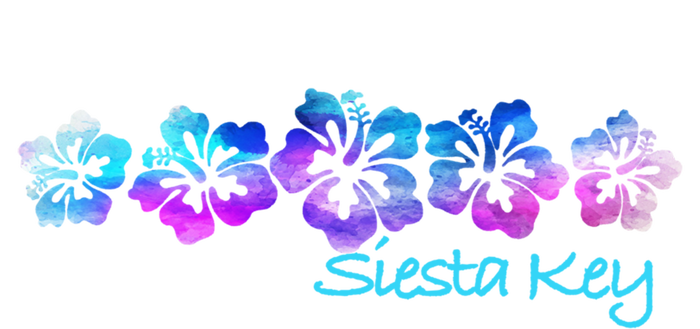 Siesta Key Florida Tropical Flower Great Giftgiftvacation Beach Gift T-Shirt