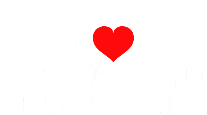 I Love AP World History V-Neck T-Shirt