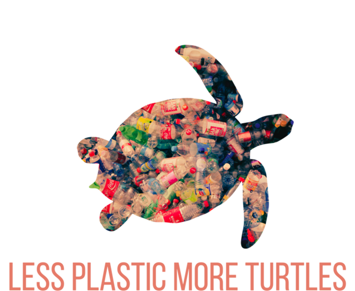 Earth Day Less Plastic More Turtles Pollution Awareness Great Gift Sustainable Beanie