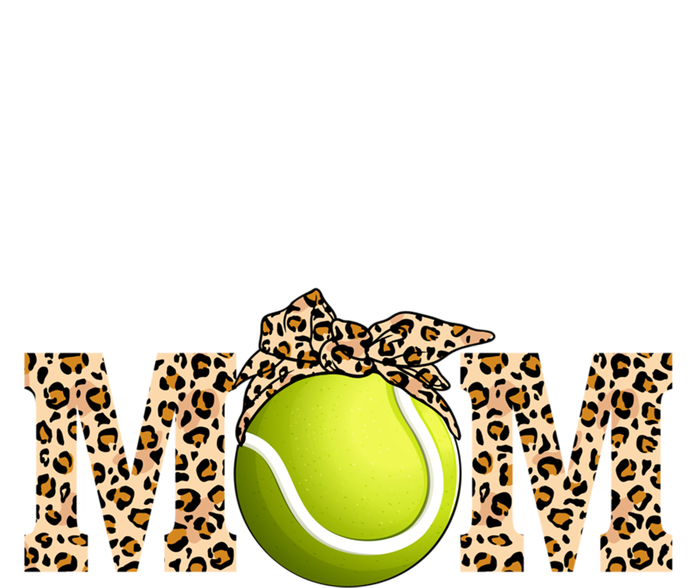 Tennis Funny Mom Game Leopard Mothers Day Gift T-Shirt