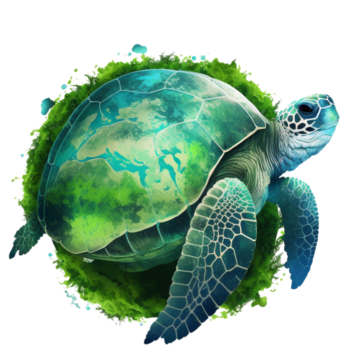 Earth Day Turtle Teacher Earth Day Funny Gift Planet Cool Gift Women's T-Shirt