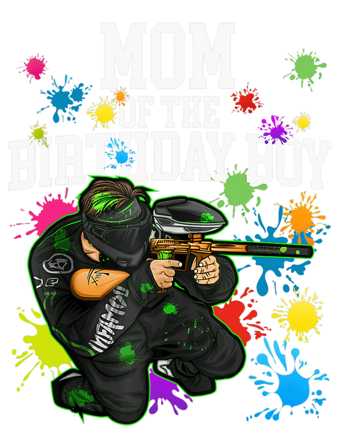 Mom Of The Birthday Boy Paintball Sport Matching Family City Backpack