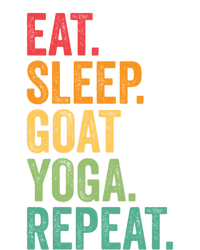 Eat Sleep Goat Yoga Repeat Funny Goat Yoga Meaningful Gift Kids Long Sleeve Shirt