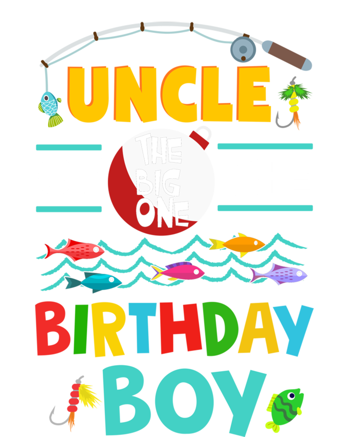 Uncle Of Big One 1st Birthday Matching Family Fishing Cute Gift Tall Long Sleeve T-Shirt