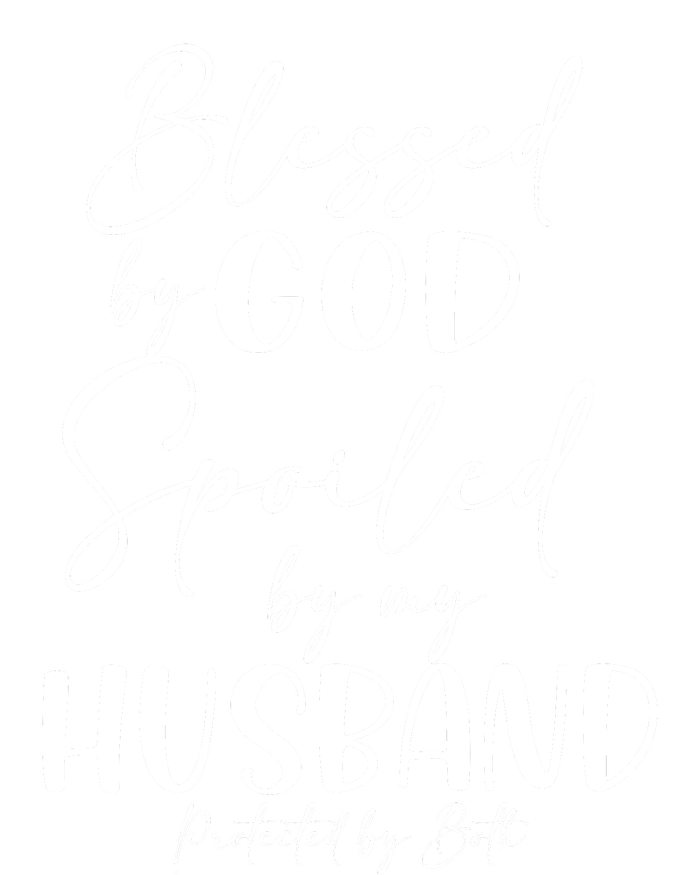 Blessed By God Spoiled By My Husband Protected By Both Funny Gift Mousepad