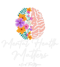 End The Stigma Mental Health Matters Mental Awareness Gift Bumper Sticker