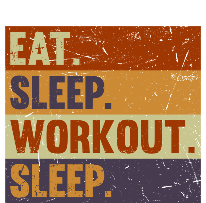 Eat Sleep Workout Repeat Funny Gift Funny Vintage Bodybuilder Gym Meaningful Gif Mesh Reversible Basketball Jersey Tank