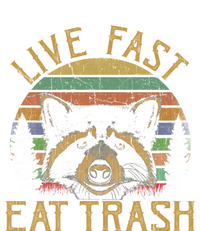 Live Fast Eat Trash Raccoon Retro Vintage Trash Pandas Gift Kids Hoodie