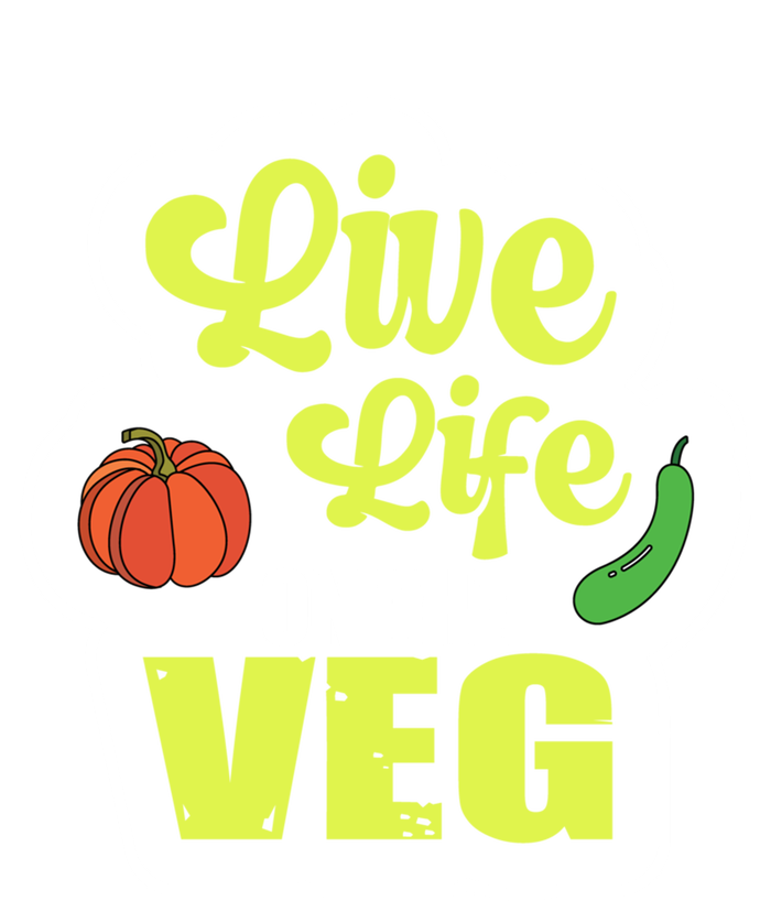 Live Life On The Veg Veganism Vegan Plants Gift 16 in Basic Backpack