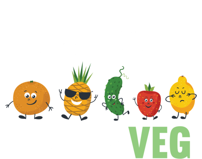 Live Life On The Veg – Vegan Lifestyle Funny Carrot Lover Gift Magnet