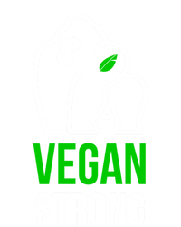 Vegan Strong Plant Powered Gorilla Vegan Lifestyle Funny Gift Magnet