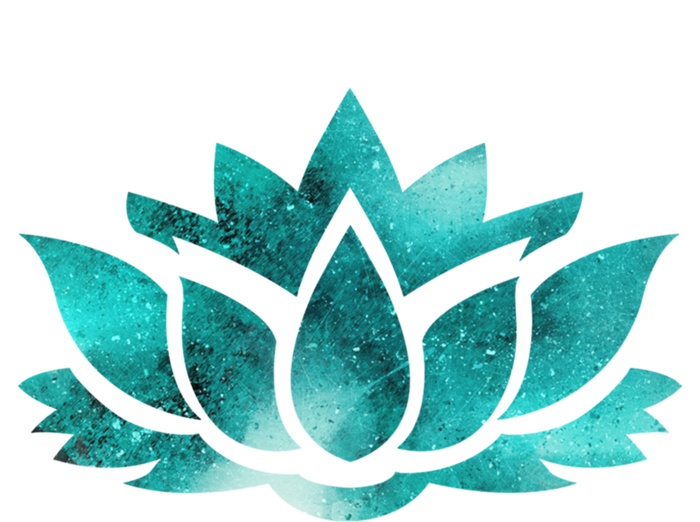 Lotus Flower Yoga Spiritual Dreamy Teal Colorful Gift 16 in Basic Backpack